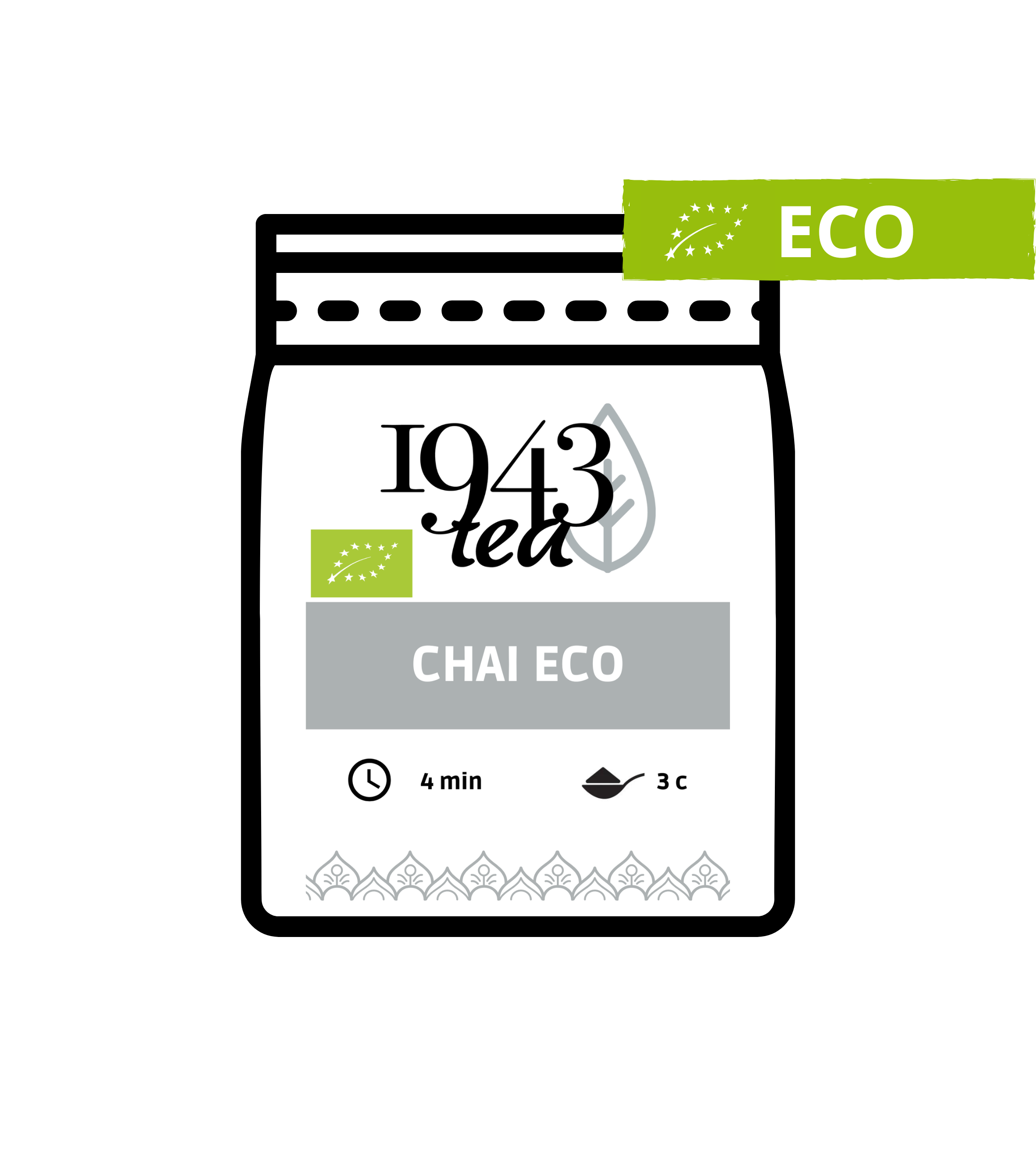 TÉ NEGRO CHAI ECO 1943tea (150g)